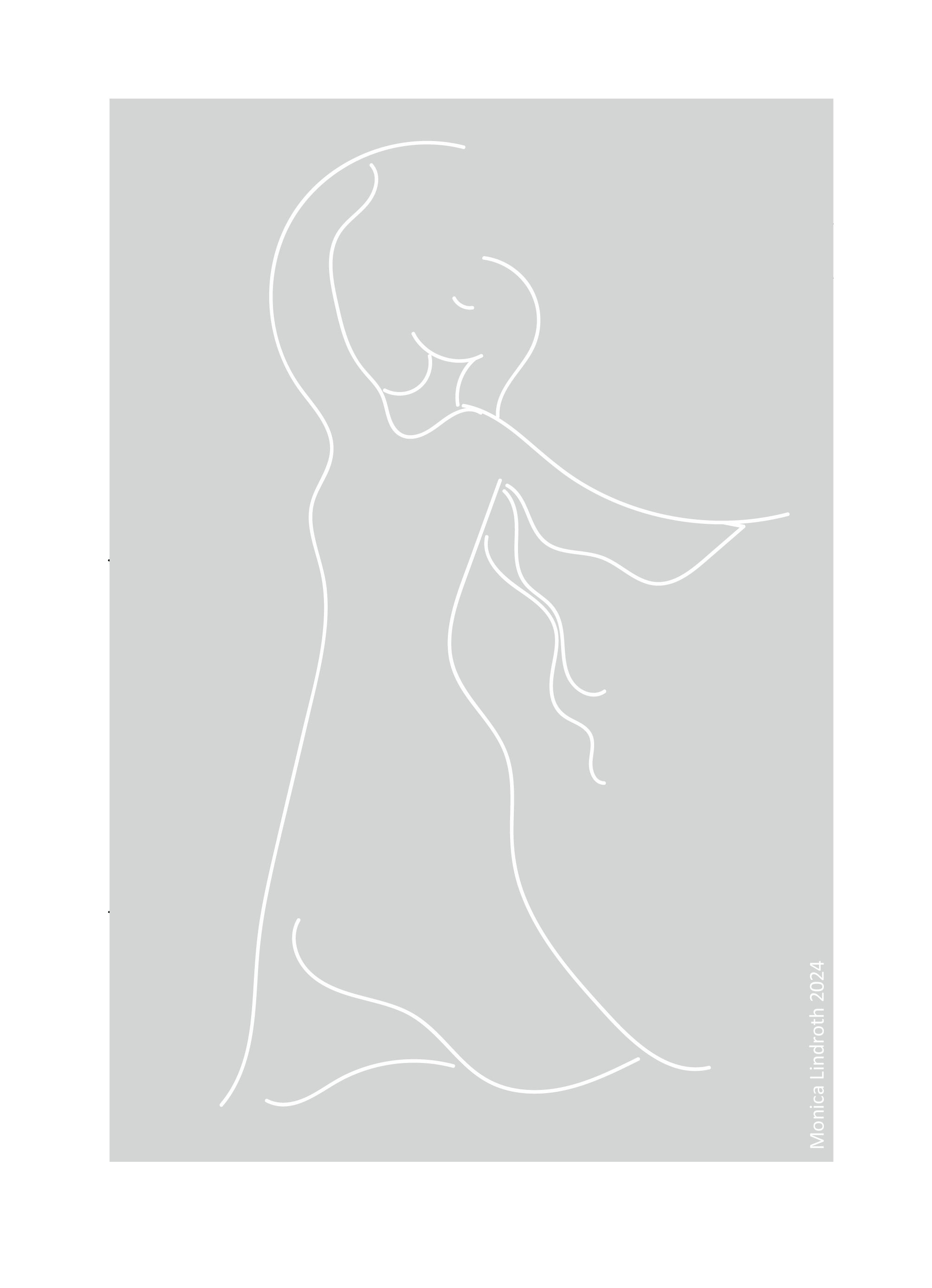 Maria dansar, illustration av Monica Lindroth